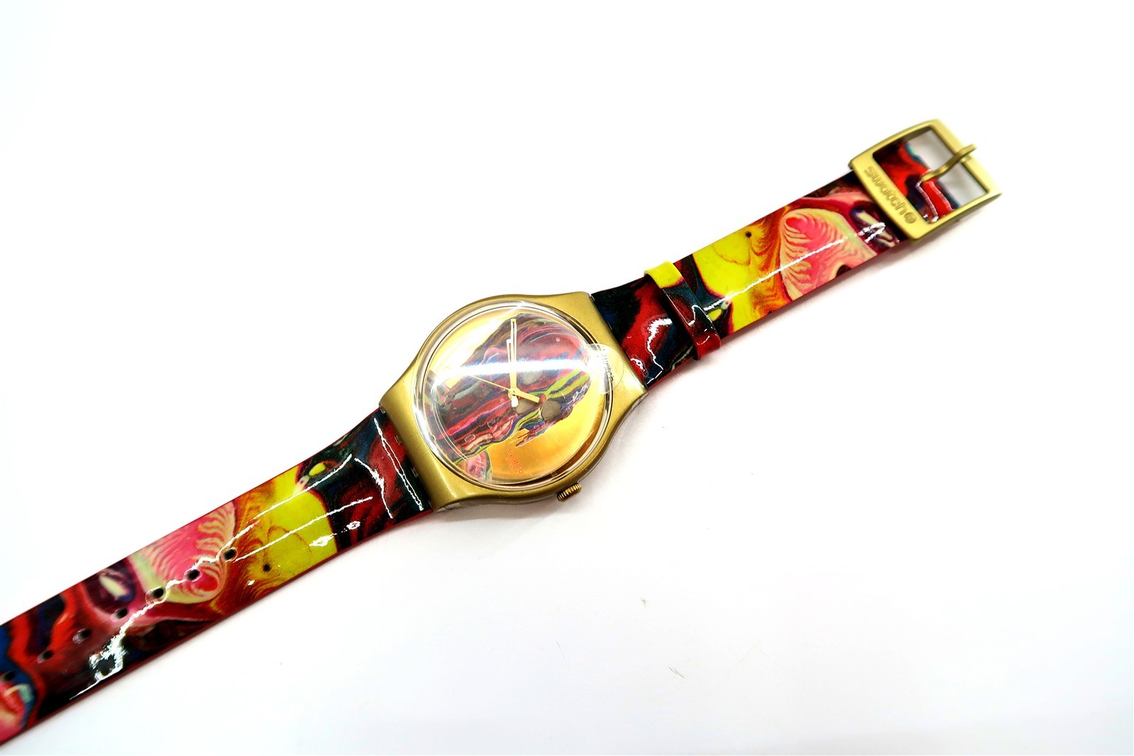 Swatch Watch WE’REALLGONNADIE SUOZ115 w/ Case & Papers 2011 We’re All Gonna Die