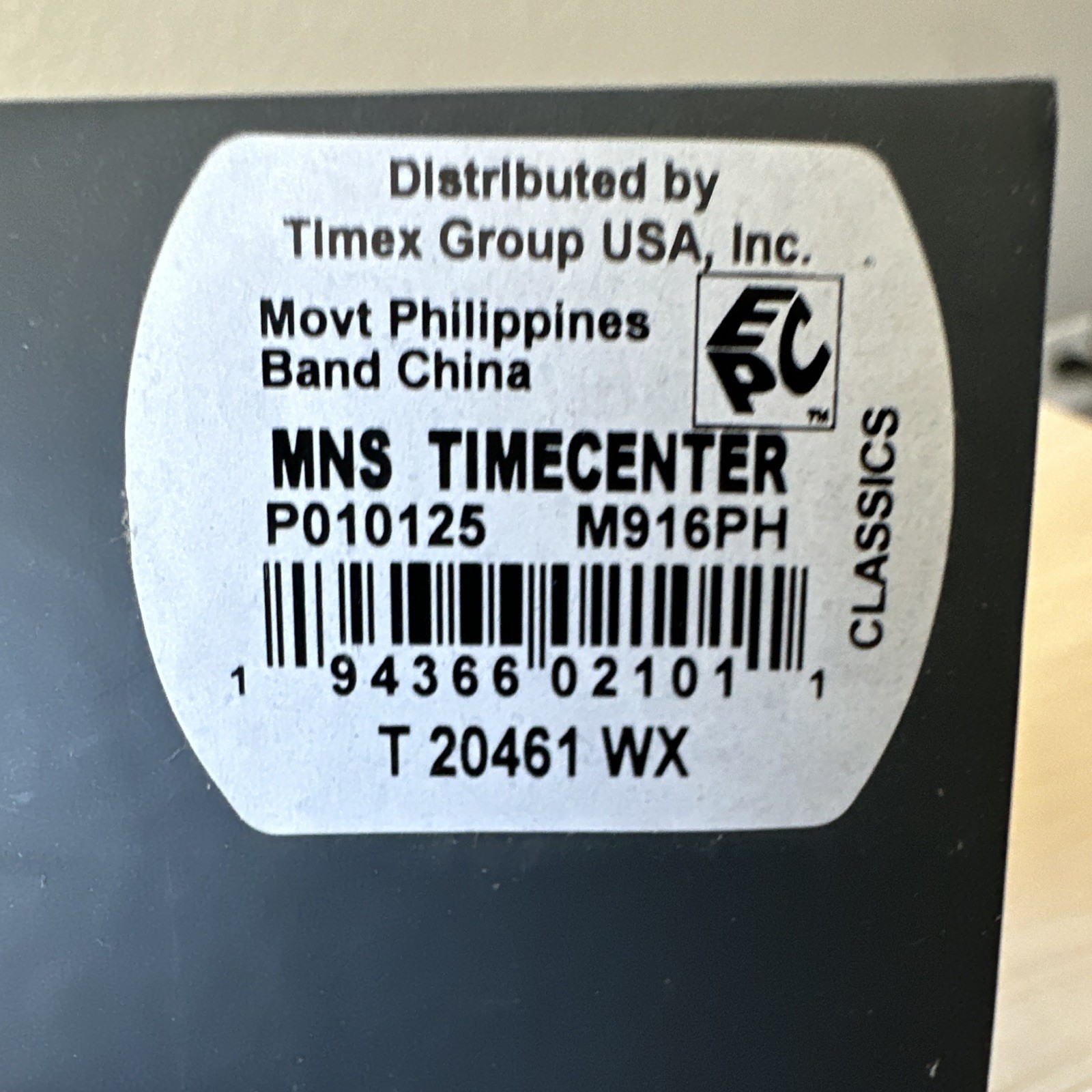 Timex Timecenter Indiglo Quartz White Dial Day-Date 24-Hour SS Expansion 30m