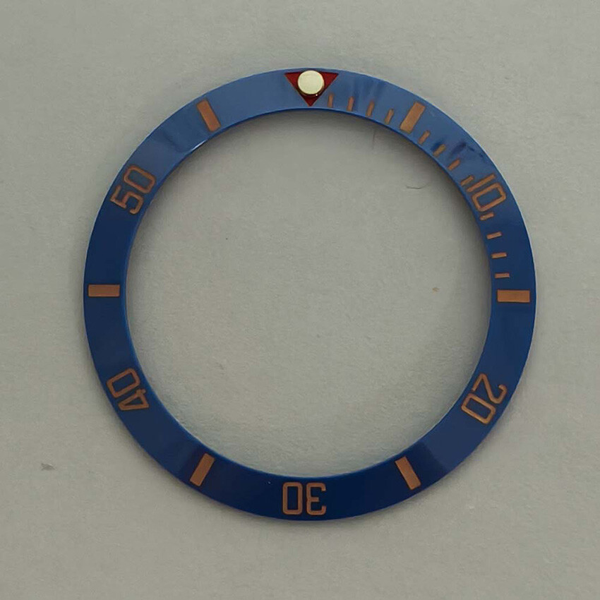 Beveled Outside Diameter 38MM Inside Diameter 30.5MM Ceramic SUB Watch Bezel