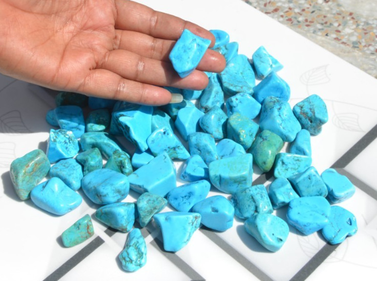 SLEEPING BEAUTY TURQUOISE NUGGETS ROUGH – 1/4 POUND LOTS – VERY HIGH QUALITY