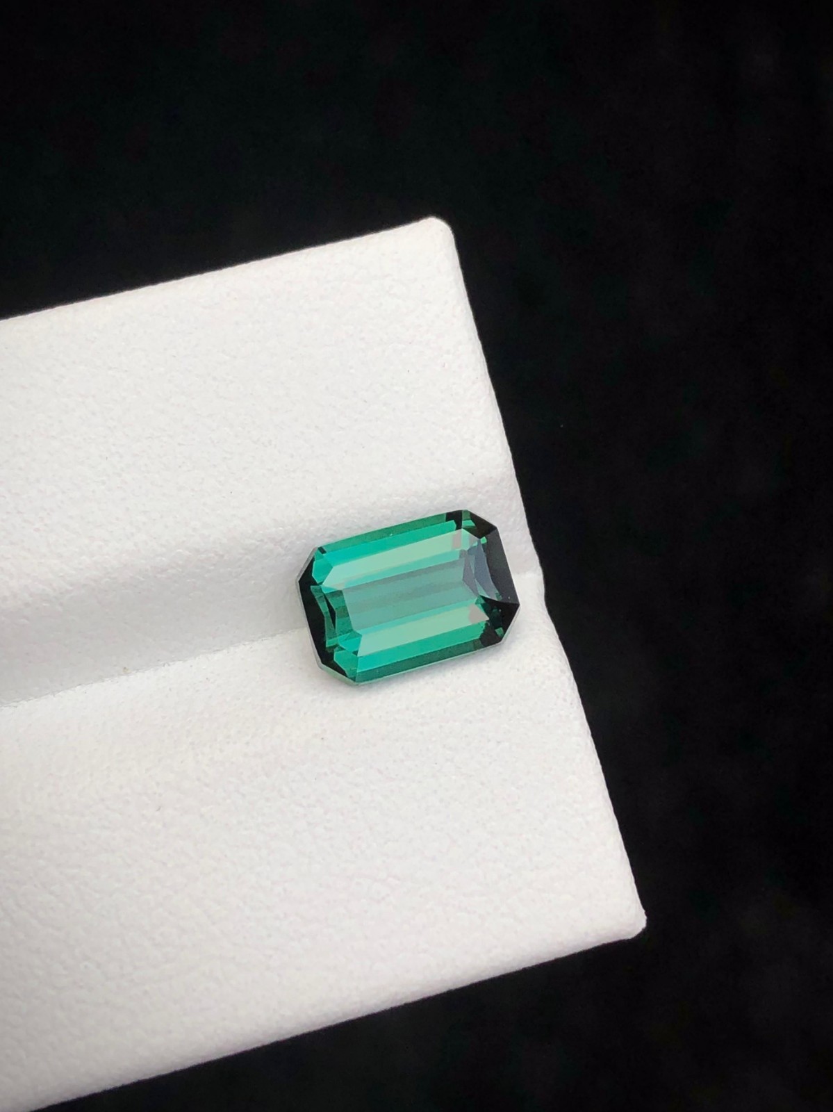 2.30 Carats Emerald Shape Tourmaline Loose Gemstone From Afghanistan