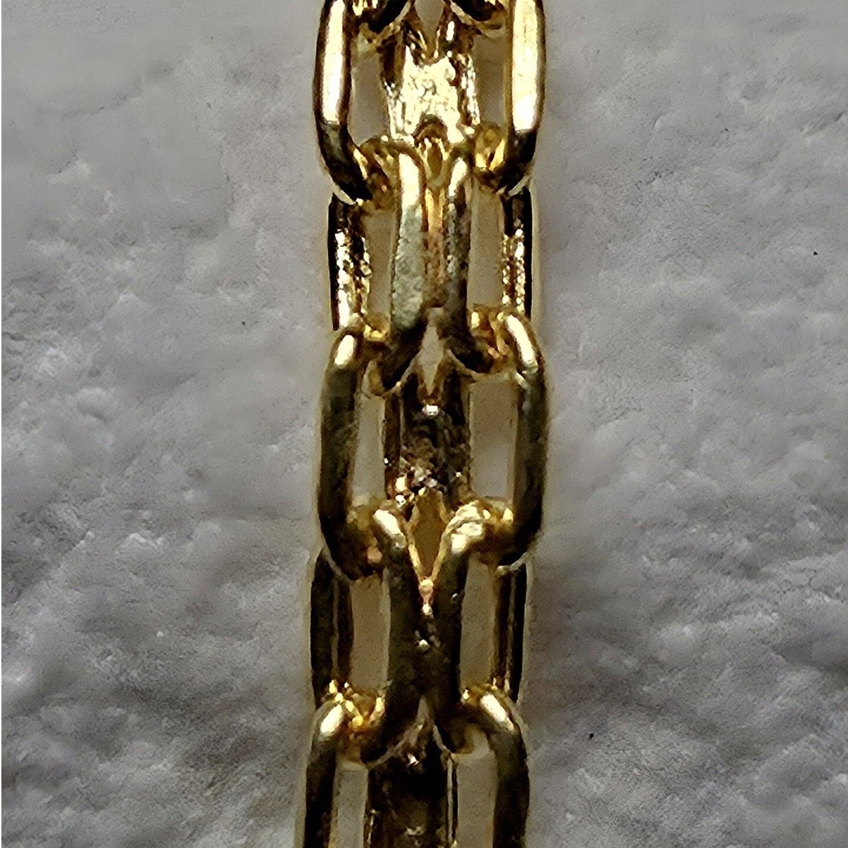 Solid 10k Yellow Gold 1.6mm Bizmark Dainty Bracelet 7.5 Inches