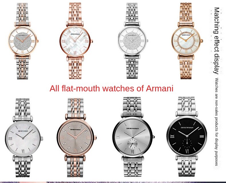 Premium Stainless Steel Watch Strap Metal Bracelet12 14 16 18 20 22mm for Armani