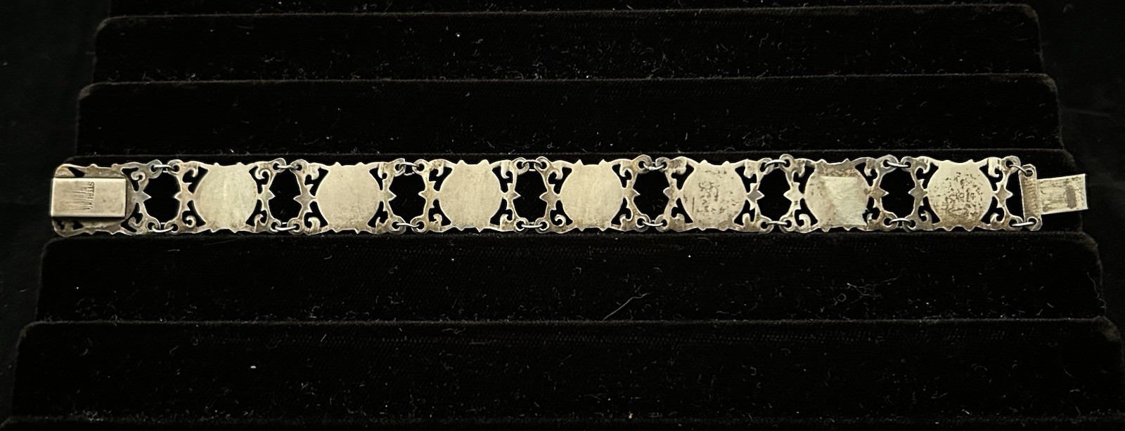 Siam Sterling Linked Bracelet