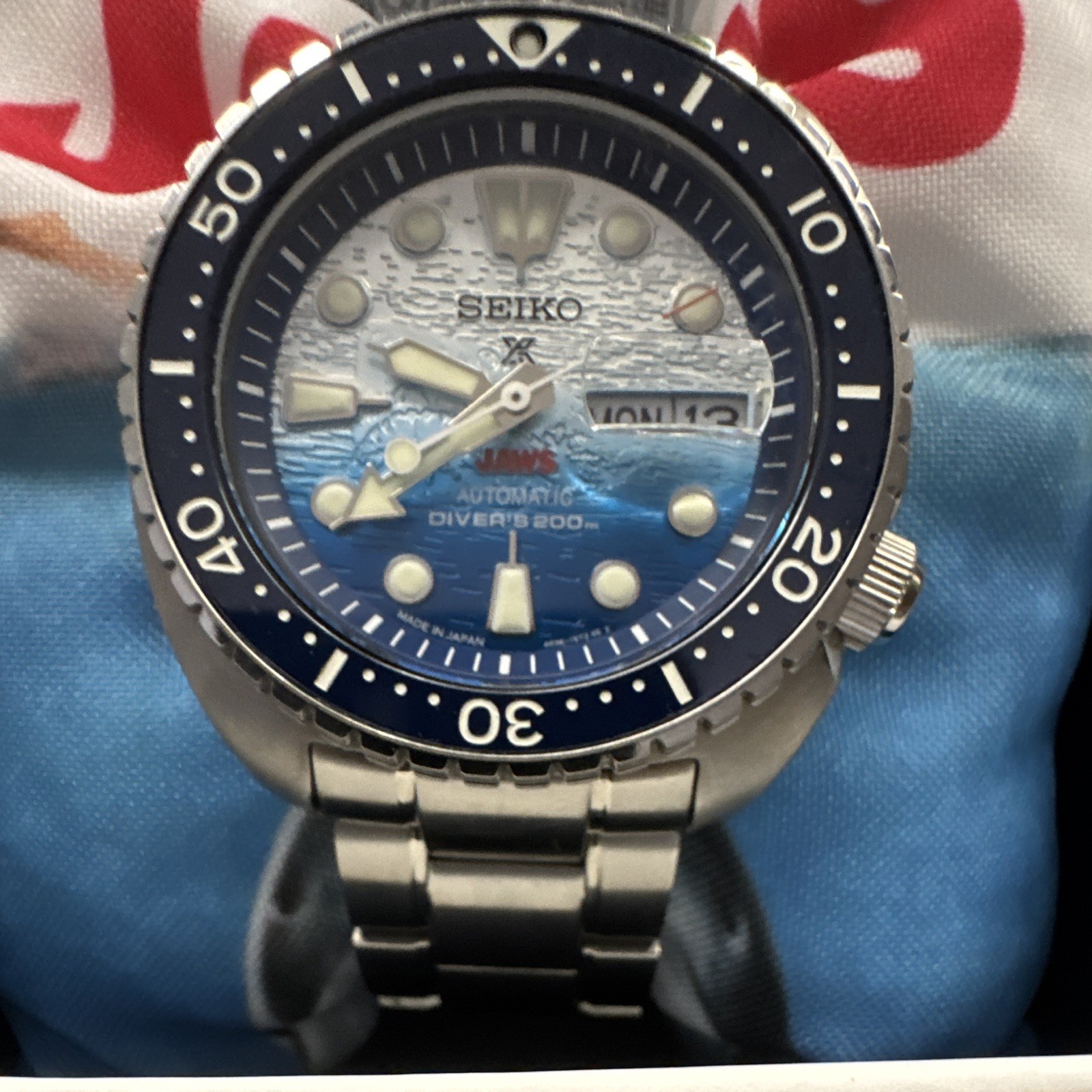 Seiko Prospex JAWS 50th Anniversary Auto Diver 200m 45mm Limited 2193 of 5000