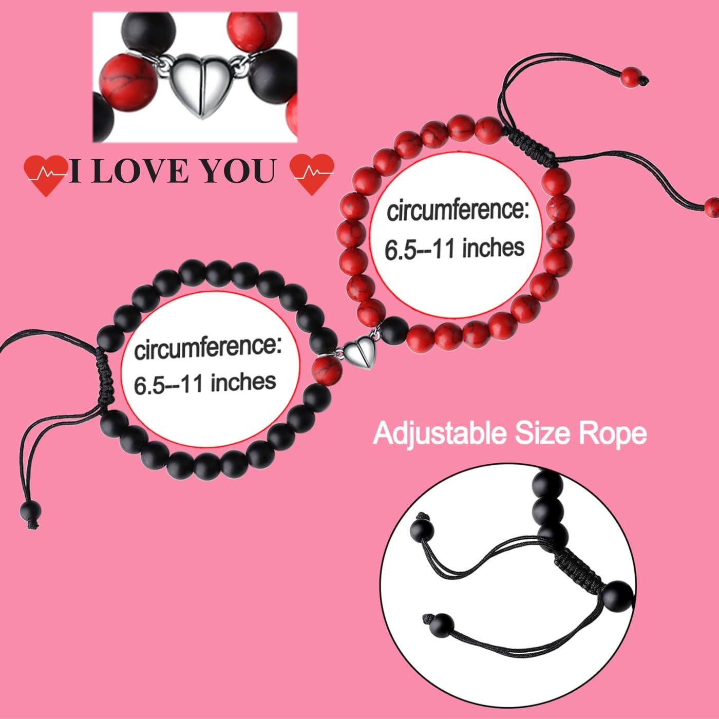XIANNVXI Couples Bracelets Him and Her Matching Bracelets for Couple | Matching