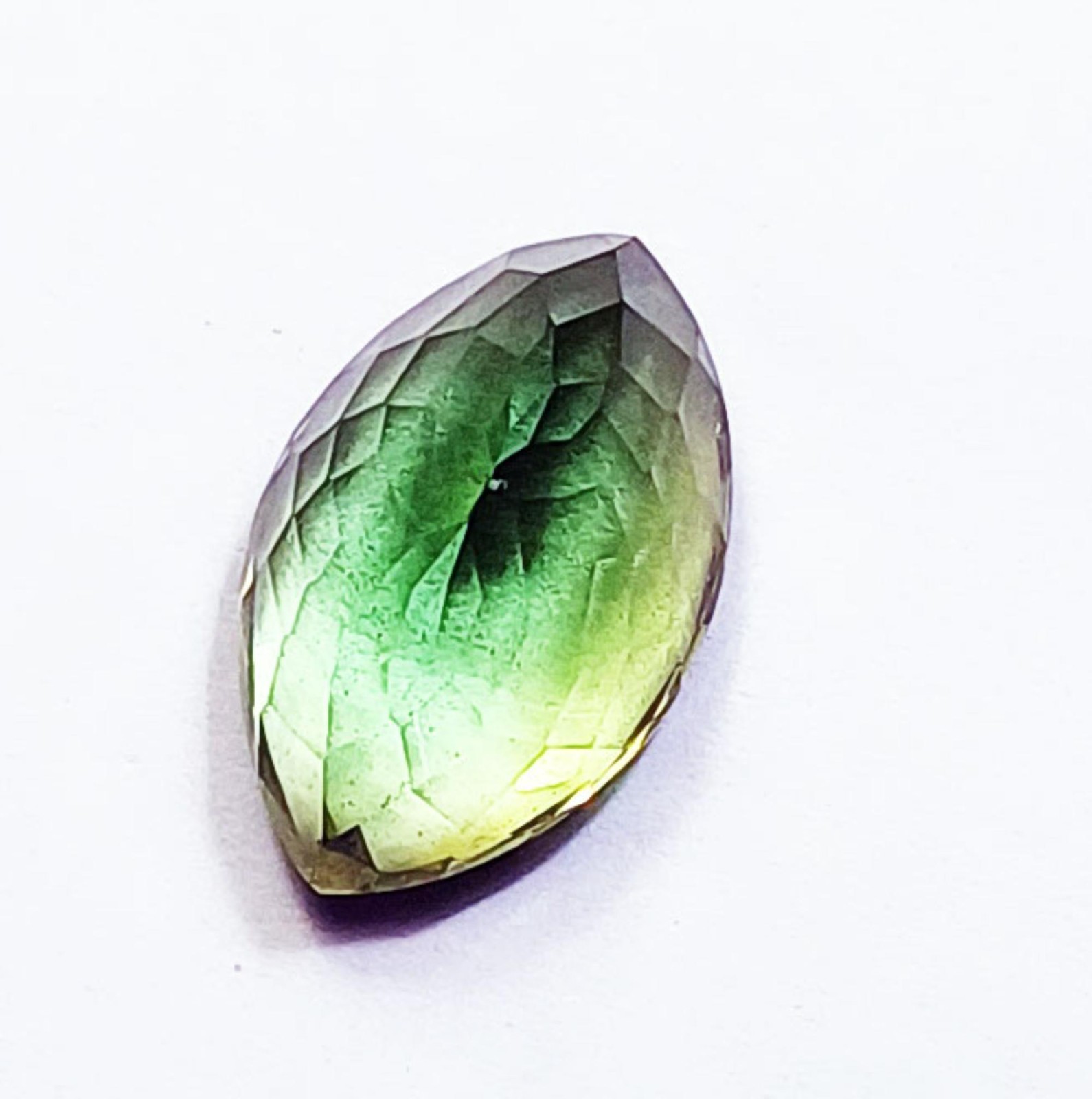 Natural Green Amethyst Marquise Cut 11.70 Ct Certified Loose Gemstone ~Free Gift
