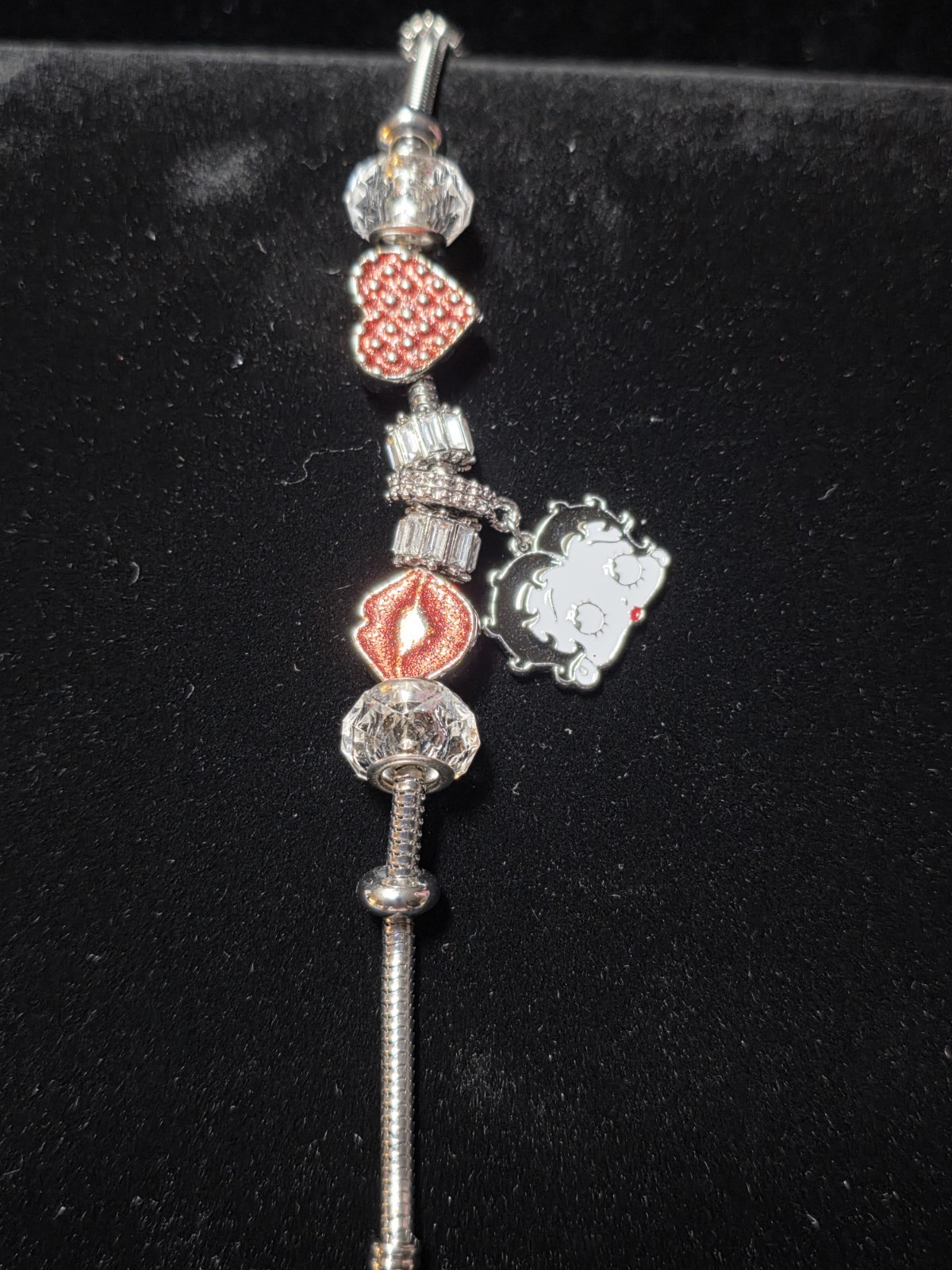 New Betty Boop Charm bracelet 7 to 9.5 inches