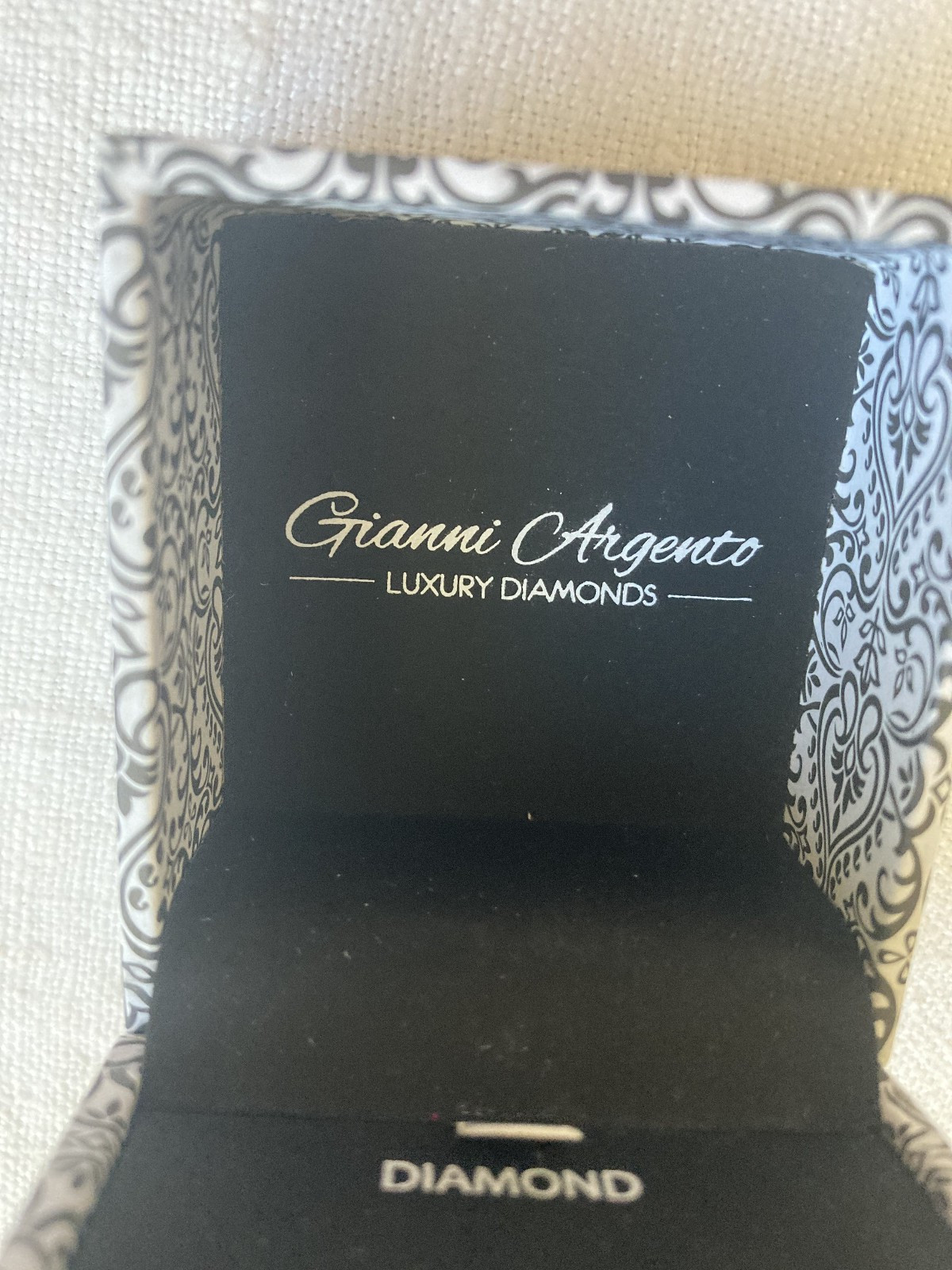GIANNI ARGENTO STERLING & DIAMOND HEART EARRINGS – NEW
