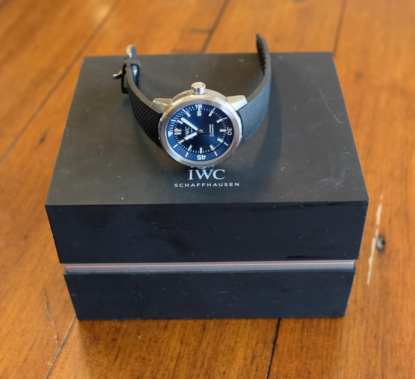 IWC Aquatimer Cousteau Automatic Steel Mens 42mm Watch IW3290-05 – Used