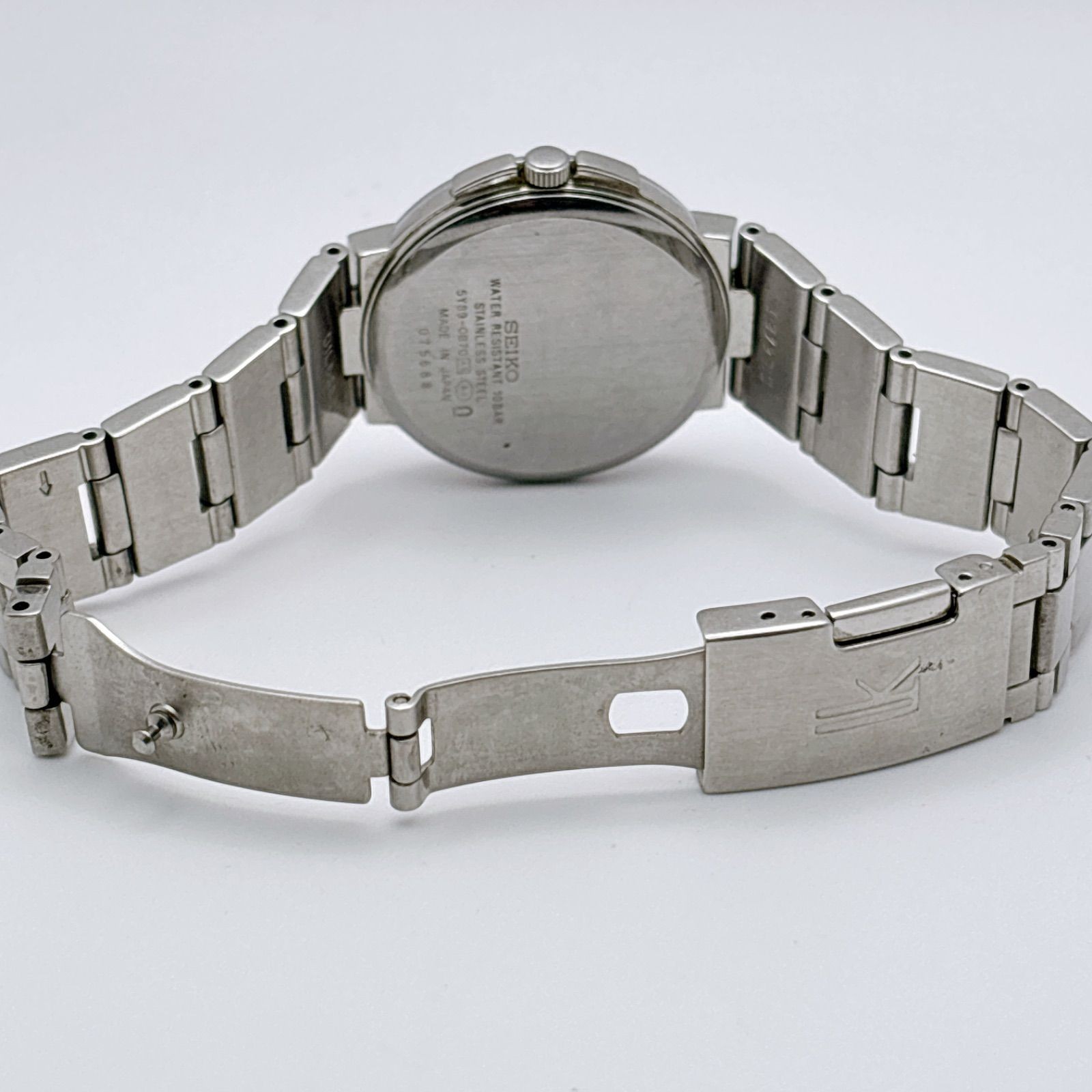 SEIKO LUKIA silver purple dial multifunction new 353