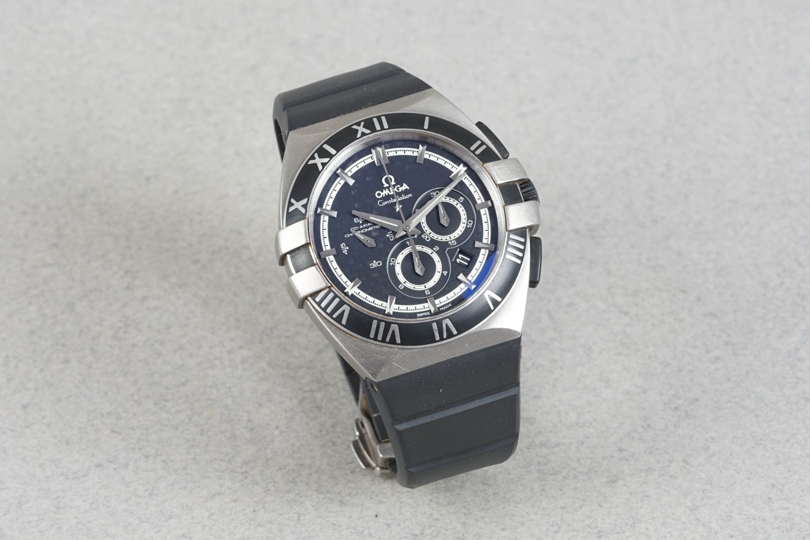 OMEGA CONSTELLATION AUTOMATIC CHRONOGRAPH DOUBLE EAGLE MISSION HILLS WORLD CUP