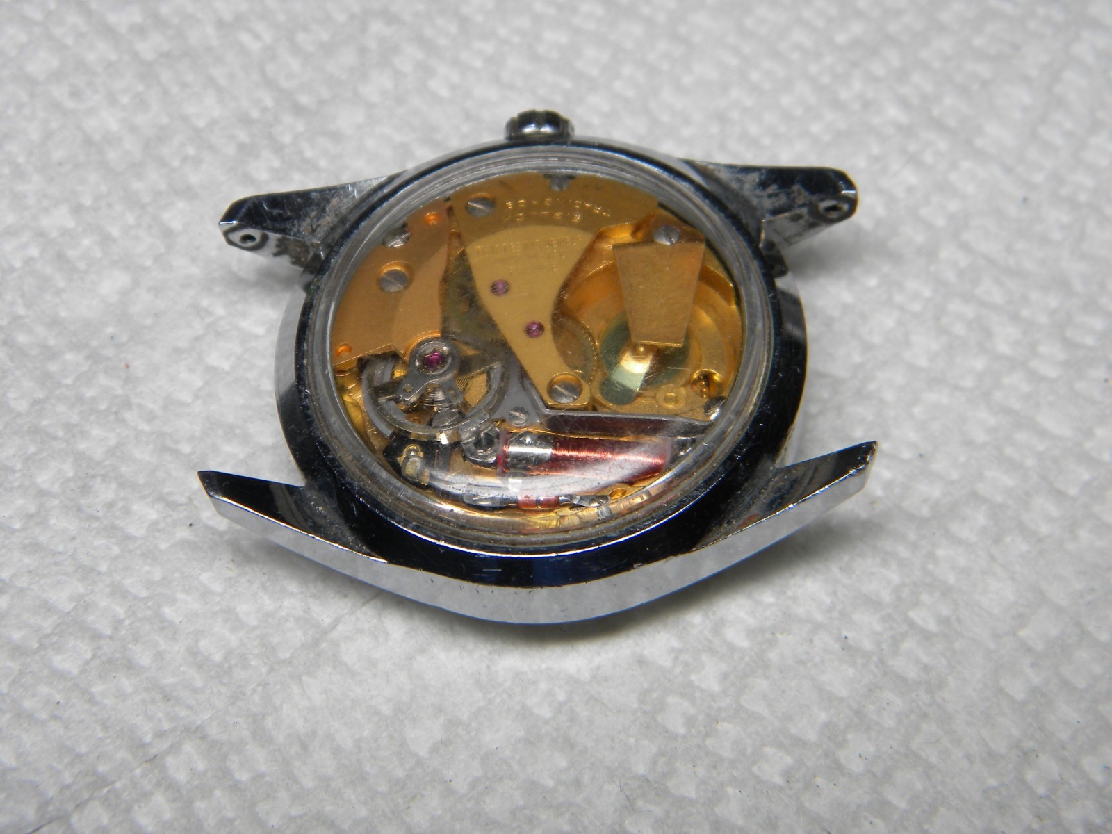 North Star Electric 13 Jewel Wrist Watch by E Gluck & Co France Repair or Parts