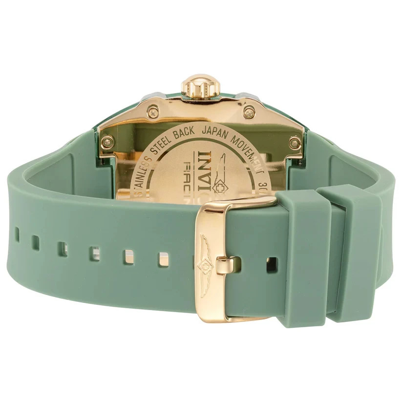 Invicta Men’s Racing 48.5mm Green Bezel VH61 Quartz Watch IN-48710