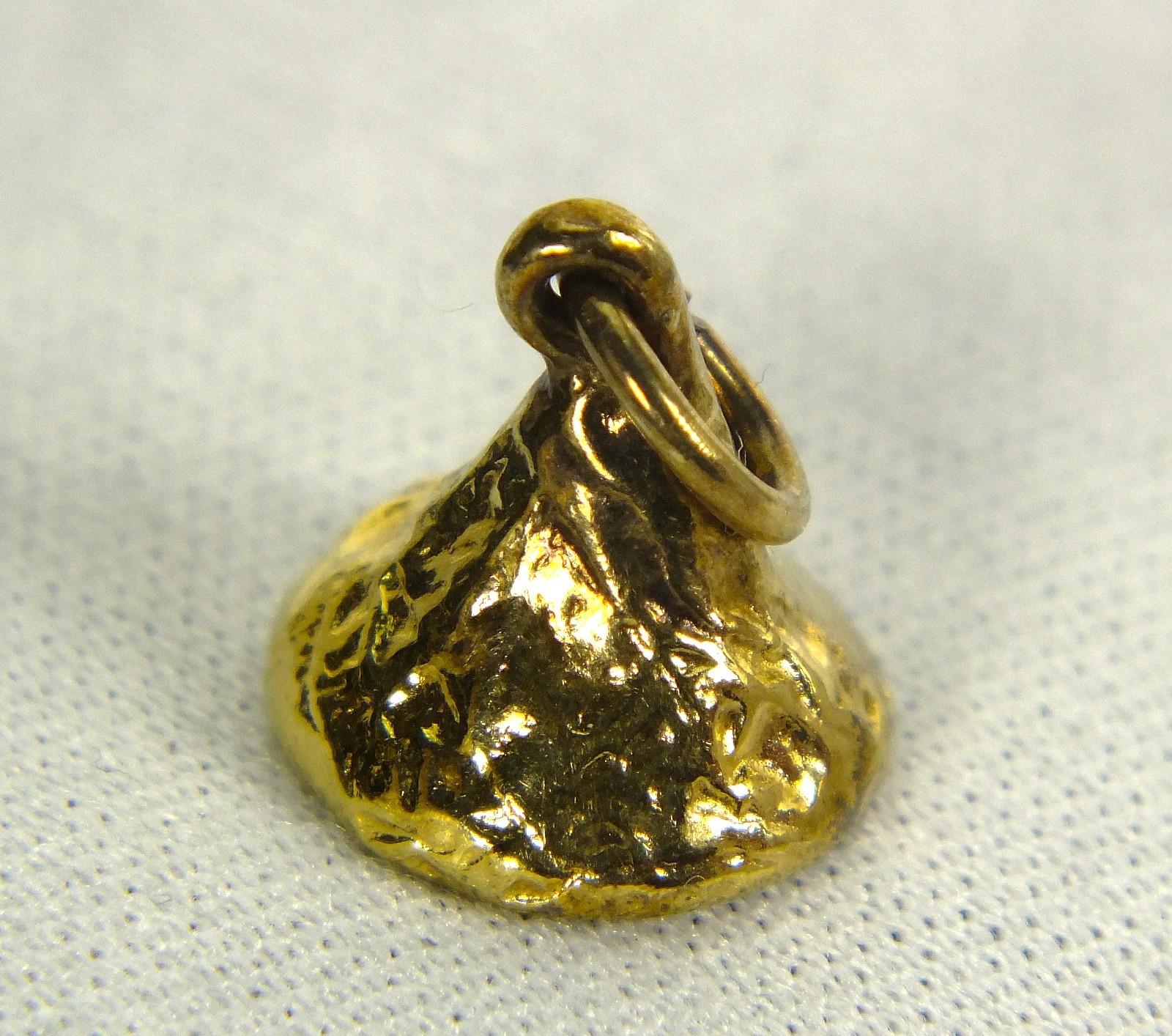JCF Signed .925 Sterling Silver-Vermeil “HERSHEY KISS” Charm or small Pendant