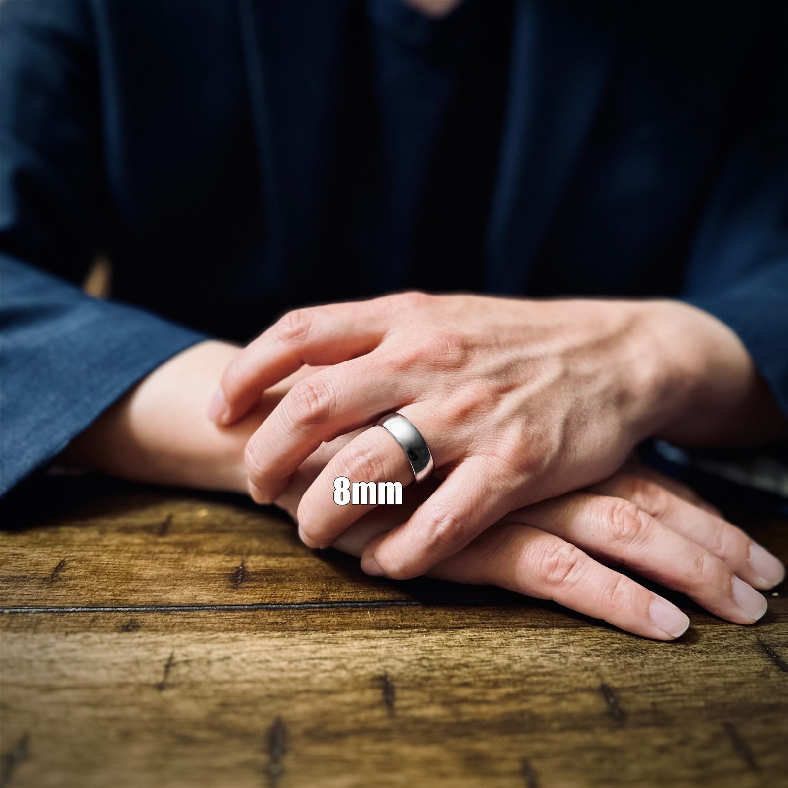 Free Engraving-Tungsten Carbide Polished Plain Wedding Band Ring All Sizes