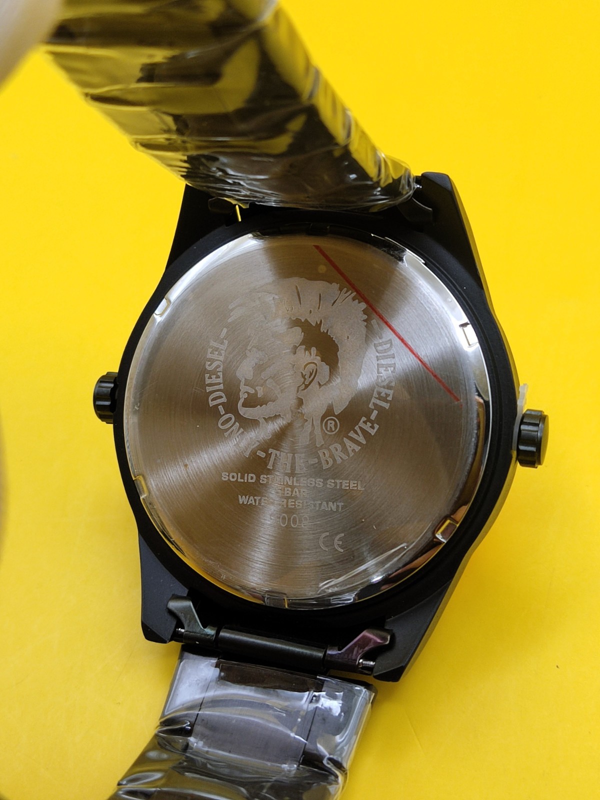 #Refurbished Diesel Only The Brave 3 Bar Dual Time Analog Men’s Wrist Watch