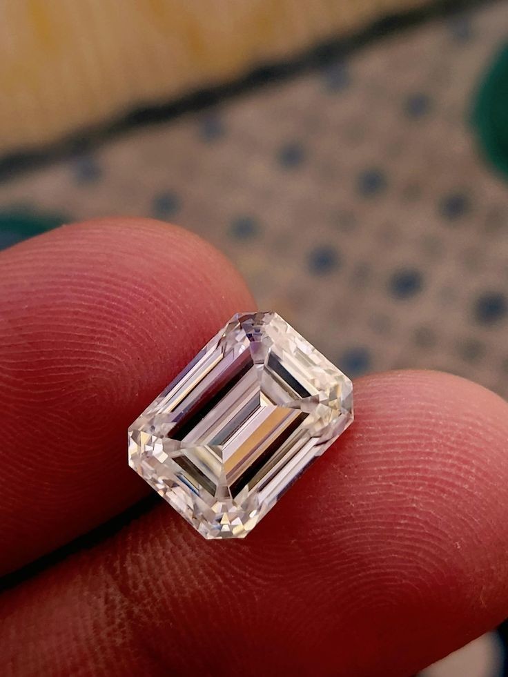 3 Ct Emerald Cut Natural D Color Lab Grown Loose CVD Diamond VVS1 Certified