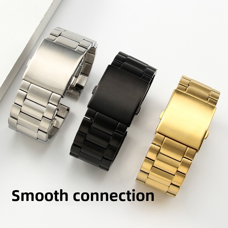 Solid Stainless Steel Bracelet Watch Band Straps Mens 22 24 26 28mm for Diesel