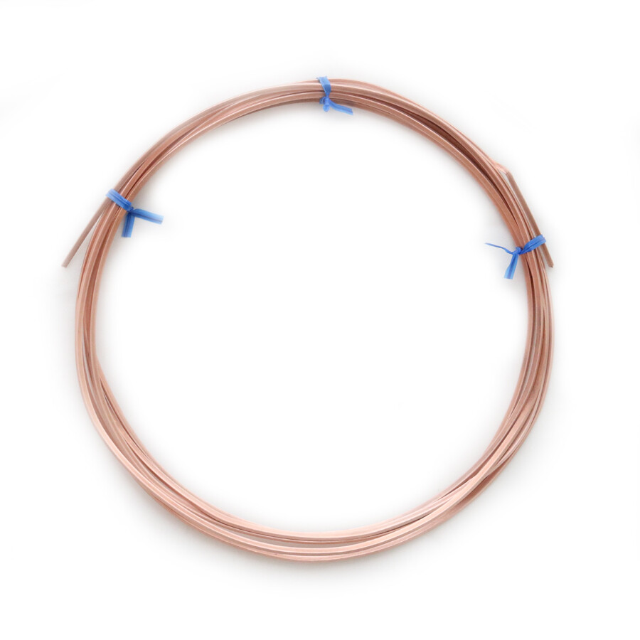 99.9% Pure Copper wire Half Hard Square 16 18 20 21 Gauge Made in USA