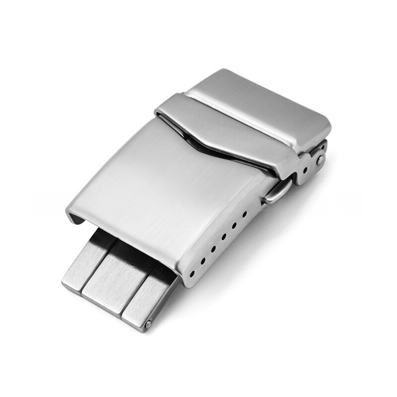 Stainless Steel 6 Hole Watch Buckle Deployant Watch Band Clasp 18-22mm US Stock