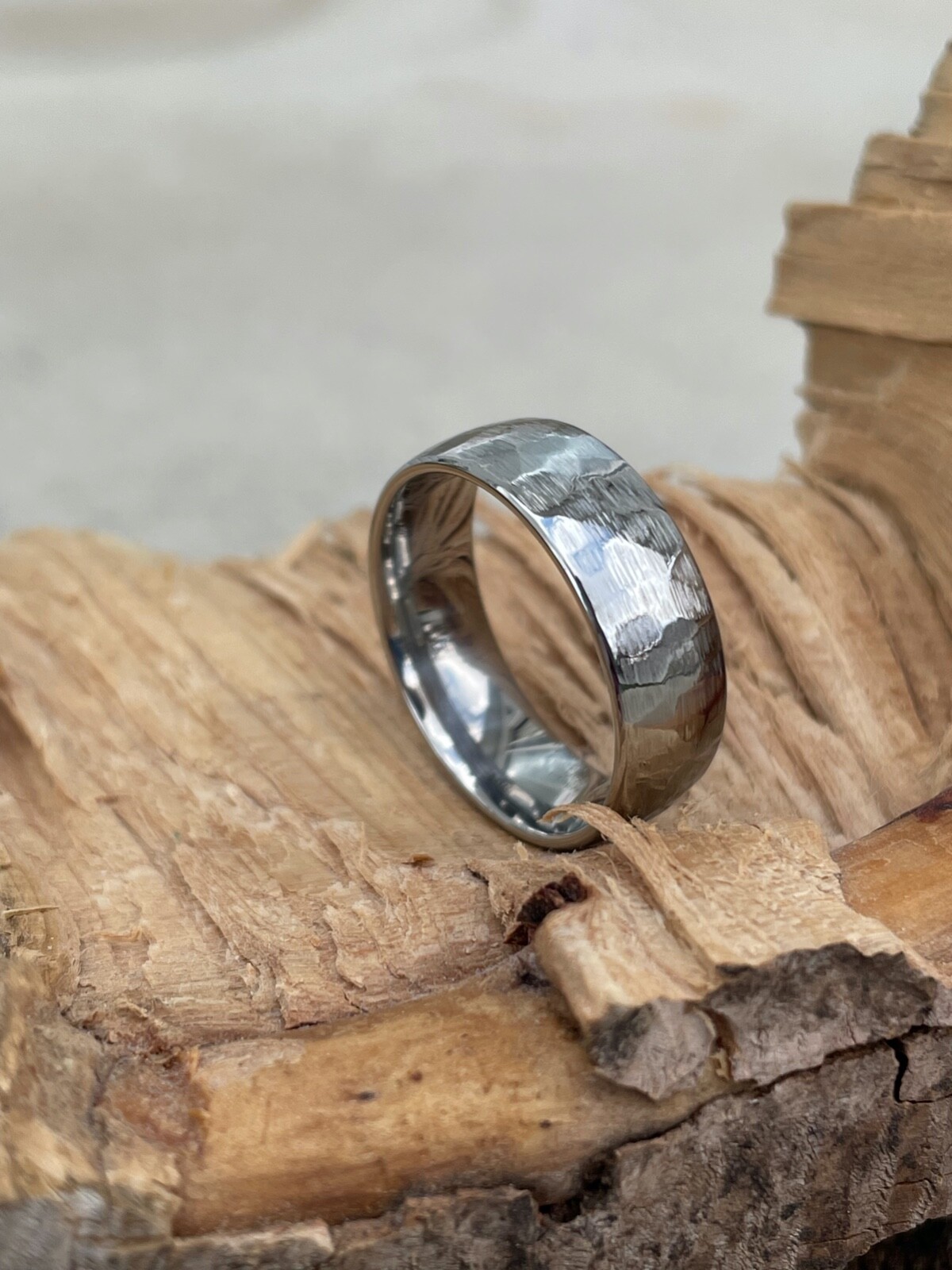 Polished Rugged Finish, Low Profile Dome, Titanium, 7mm, Made to Order