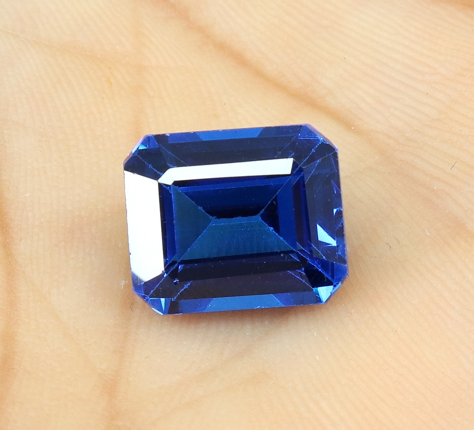 10.00 CT Certified Natural Brazilian Blue Topaz Emerald Shape Loose Gemstone