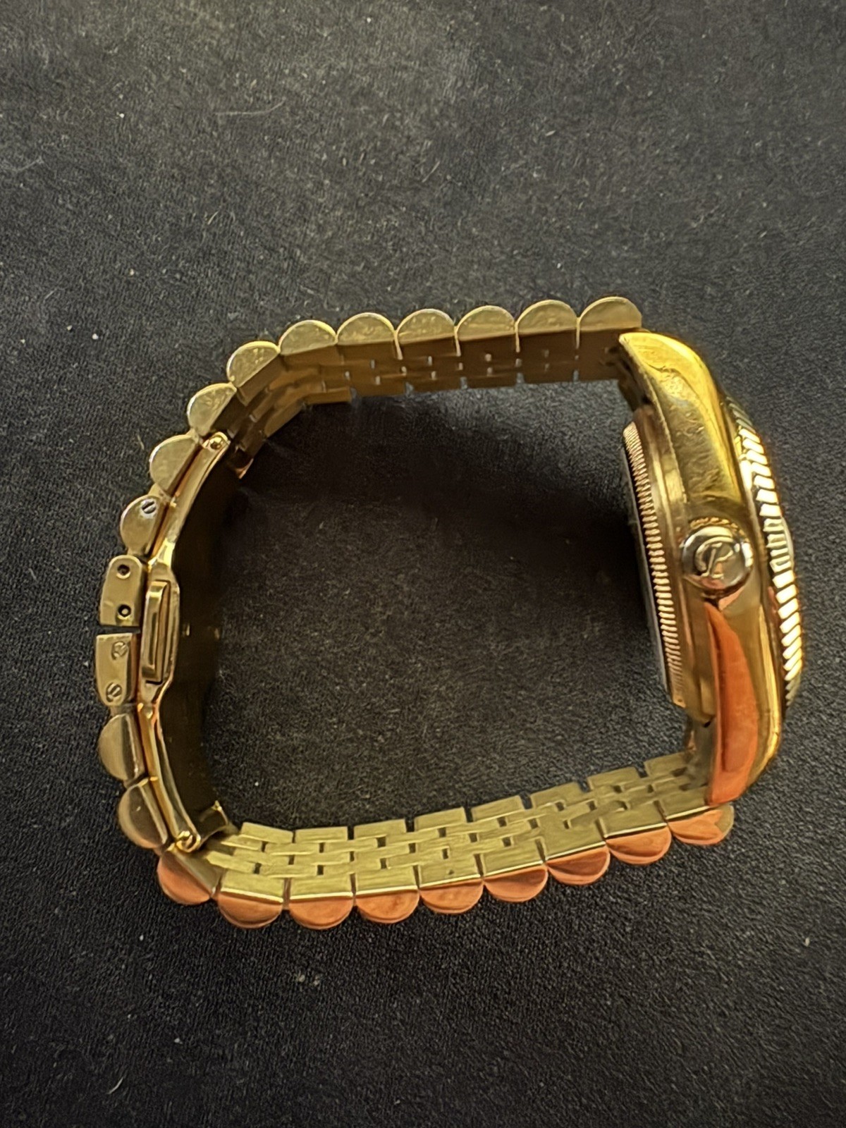 Parnis Automatic Men’s Watch w/date. Gold color 36mm