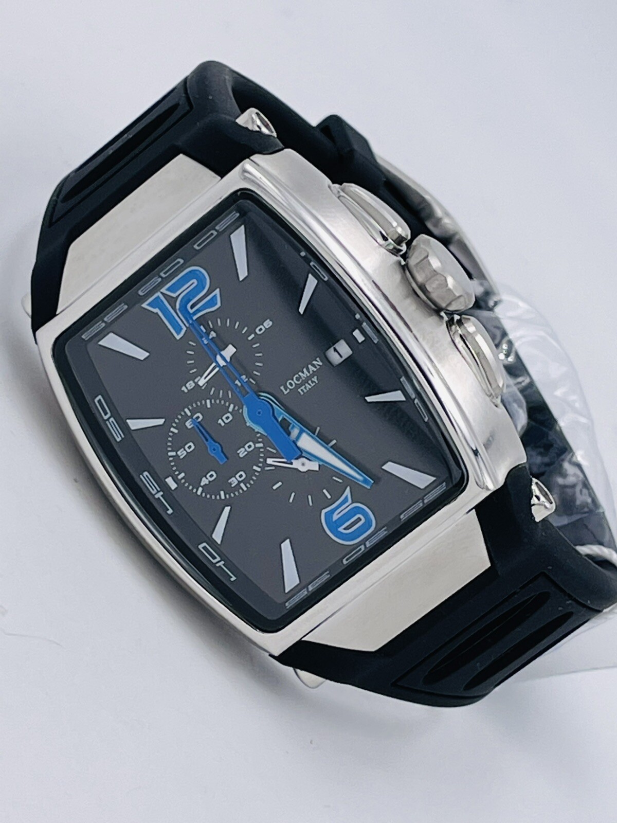 Locman Tremila Crono 550KBK/498 Titanium/Rubber Very Discounted Watch New