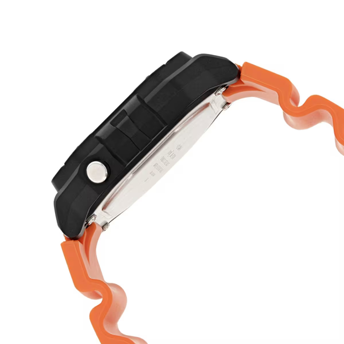 Casio W218H-4B2V Men’s Orange Resin Band LED Backlight 50M WR Stopwatch Alarm