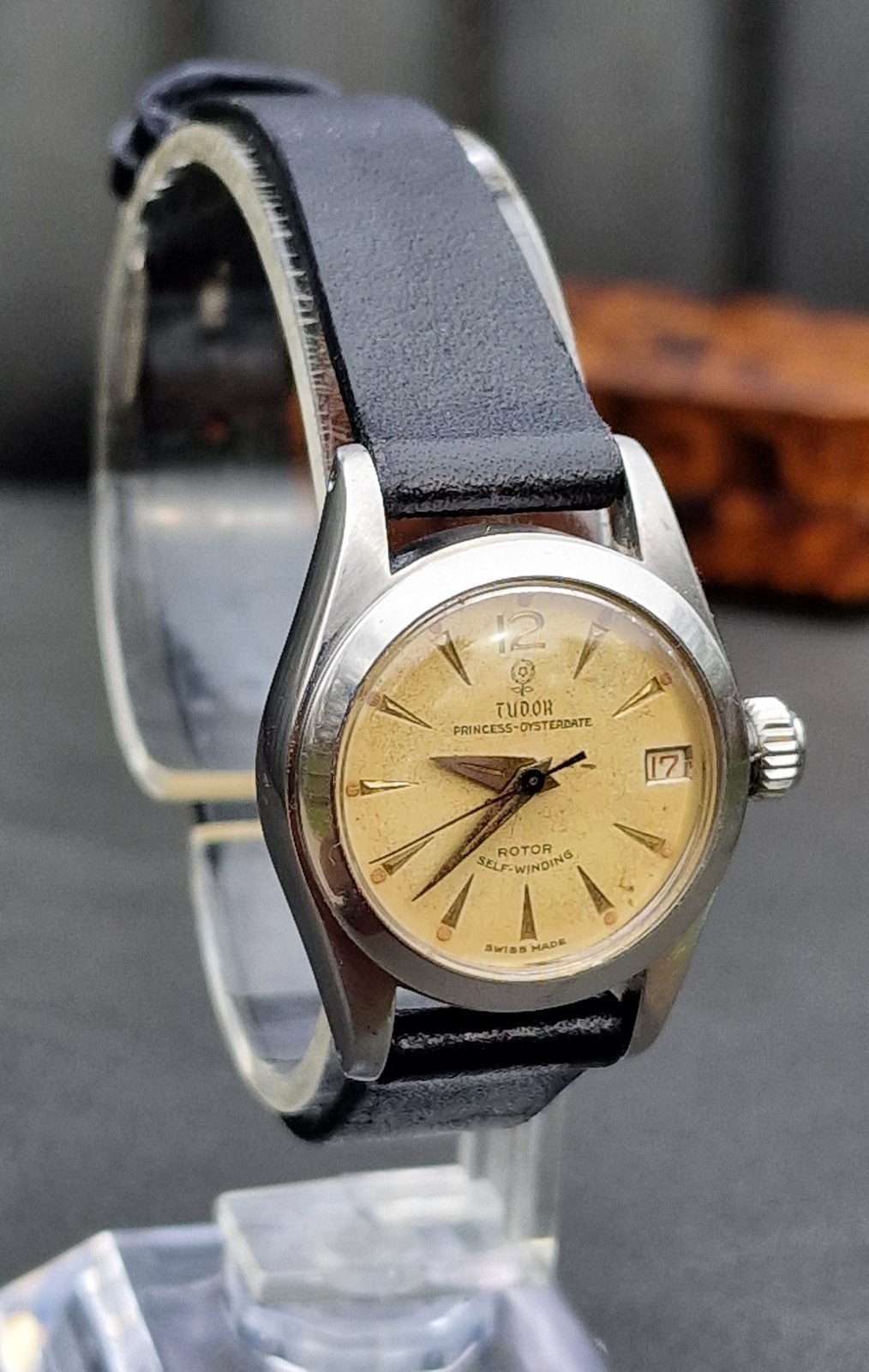 Tudor Princess Oysterdate Automatic 24mm Stainless Steel Wristwatch