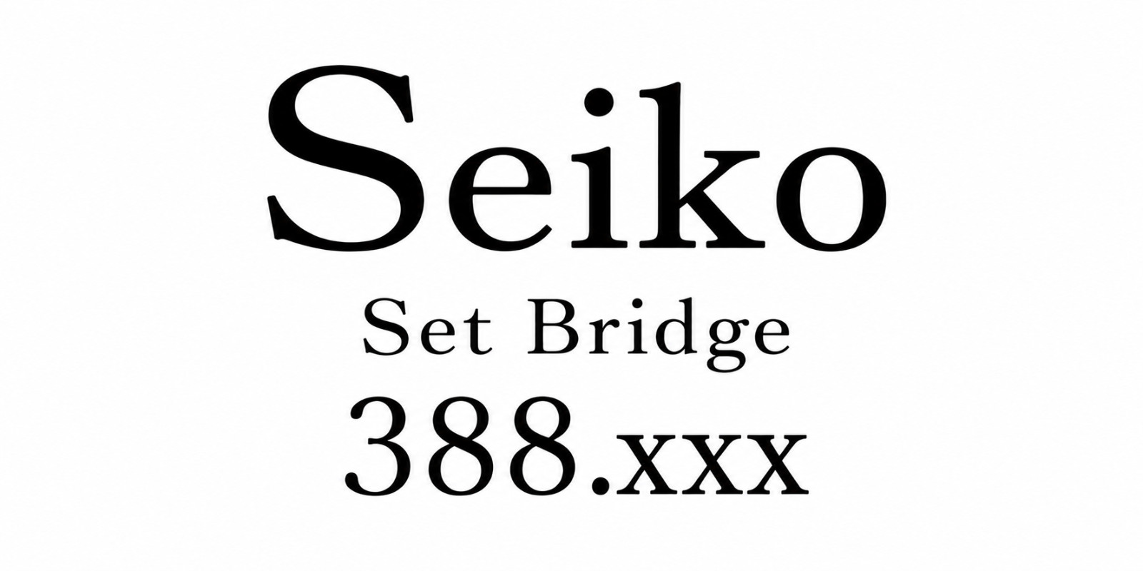 Seiko 388350 Set Lever Spring for Cal. 2A22 2A23 2A24 2A27 2A29 2A52 2A54 2A59