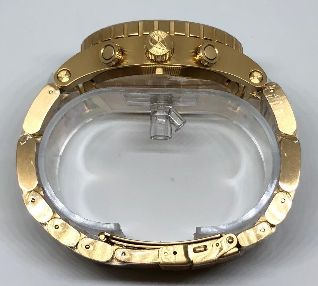 Nixon 51 30 A083 510 Gold Black Quartz Watch 30 ATM 300m Water Resistant