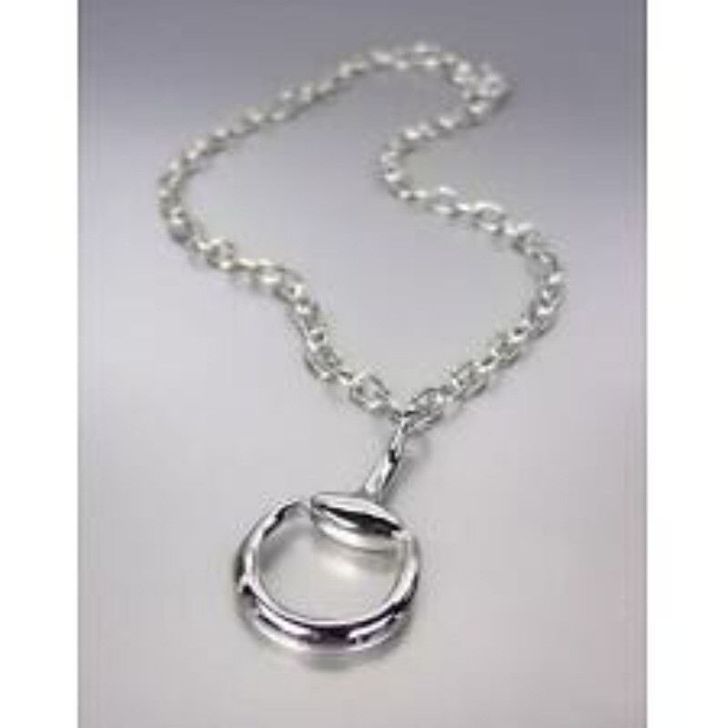 Gucci Interlocking G Sterling Silver Necklace, 60cm (23.5 inches), New with Box