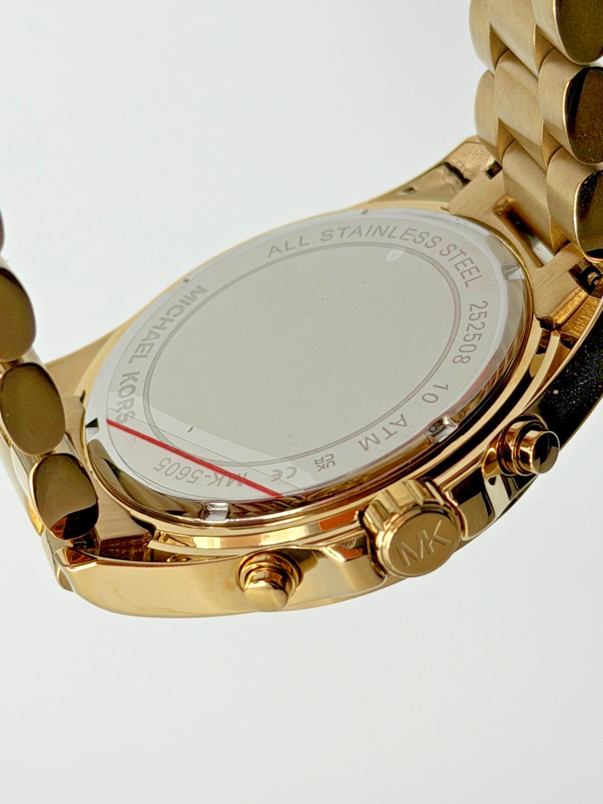MICHAEL KORS Bradshaw MK5605 Unisex Chronograph 40mm Case Gold Analog Wristwatch