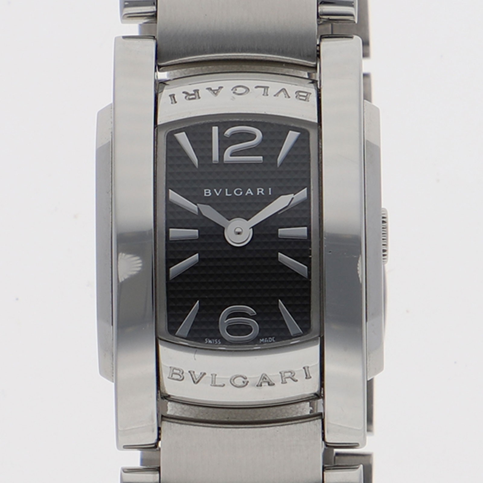 BVLGARI AA26S Assioma black Dial Quartz Stainless Steel Women’s