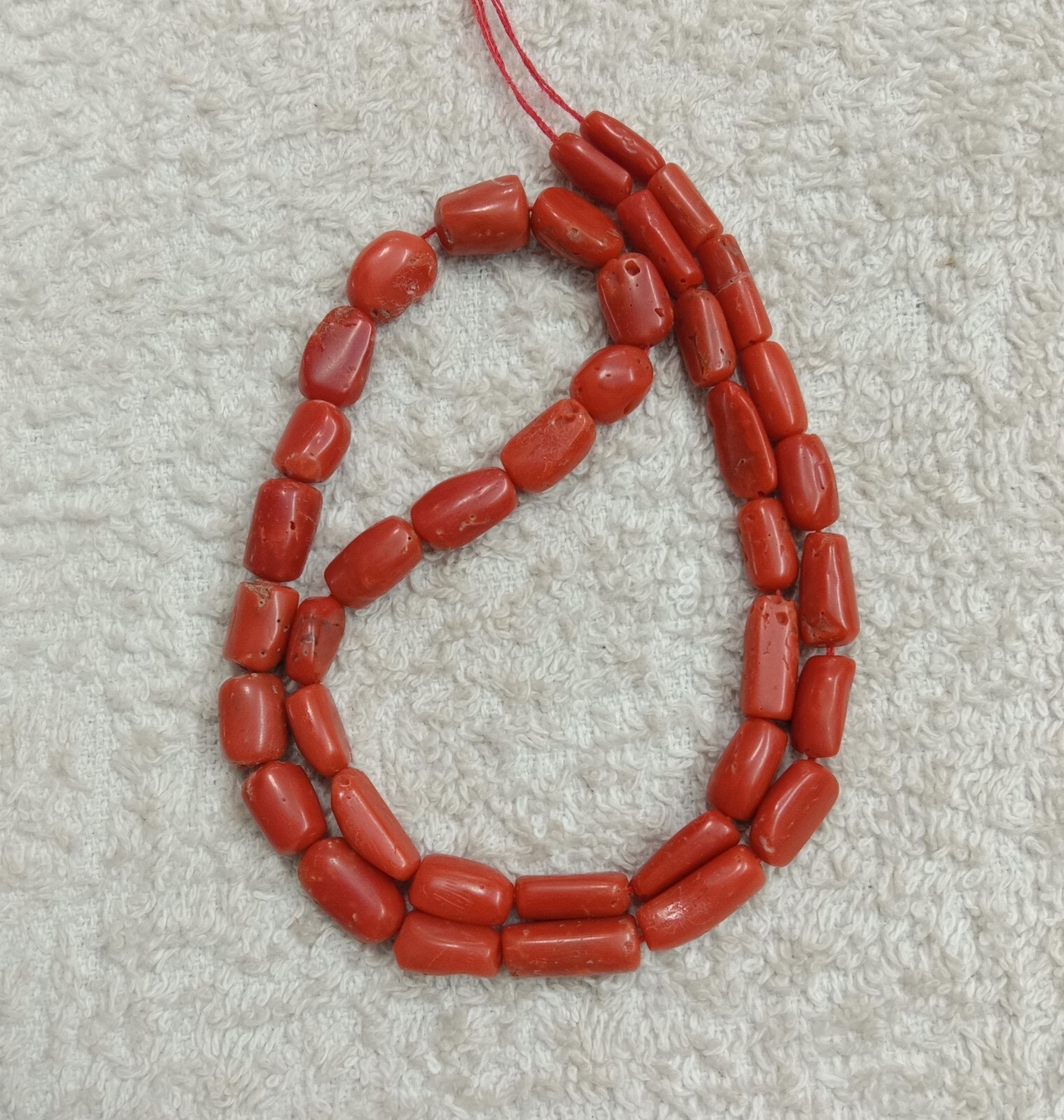 16″INCHES 100%Natural Italian Coral Smooth Oval Beads,AA quality,Size 4x10MM ,