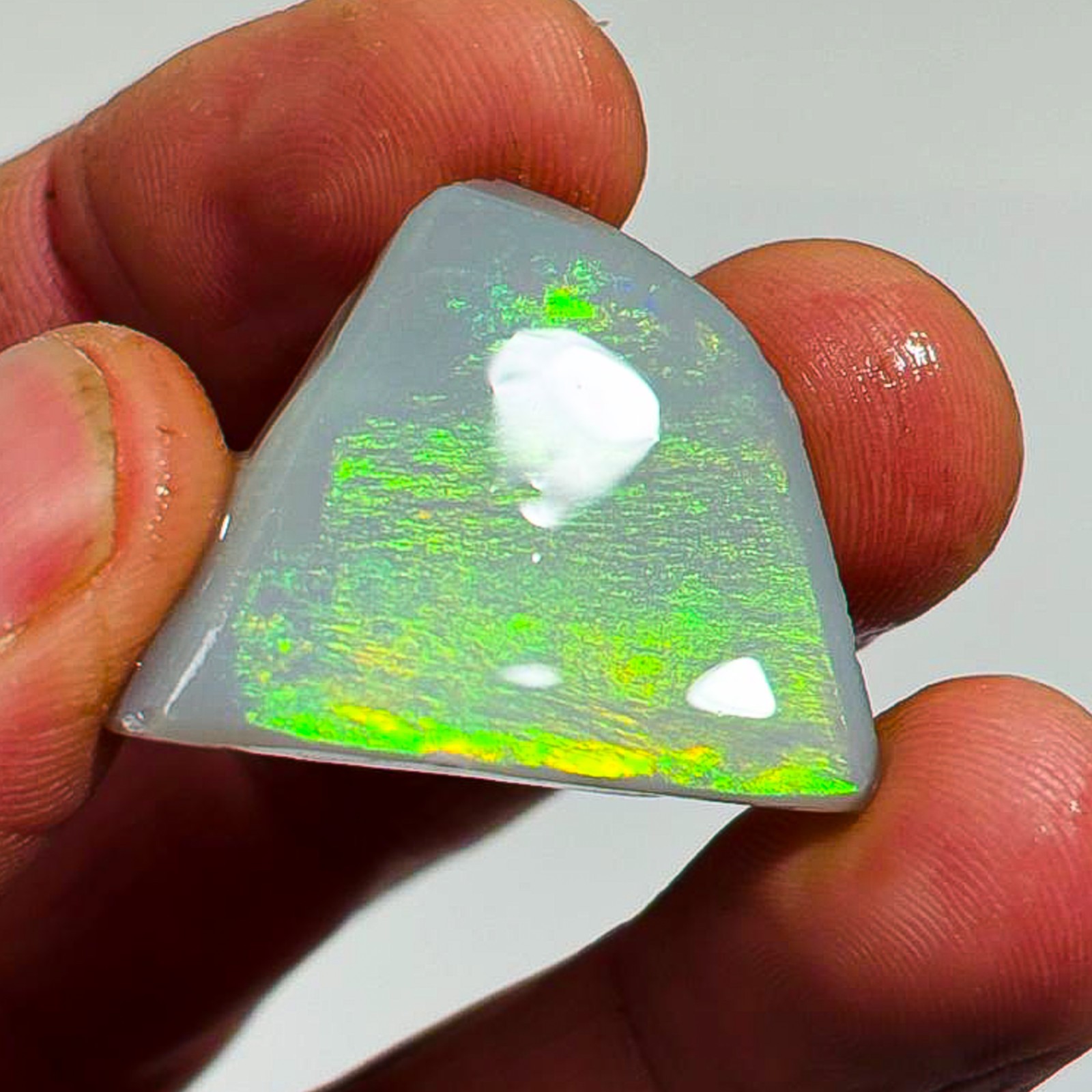 38.20 carat Lightning Ridge Opal dark base Rub Australian Rough OPL270 Opal UK