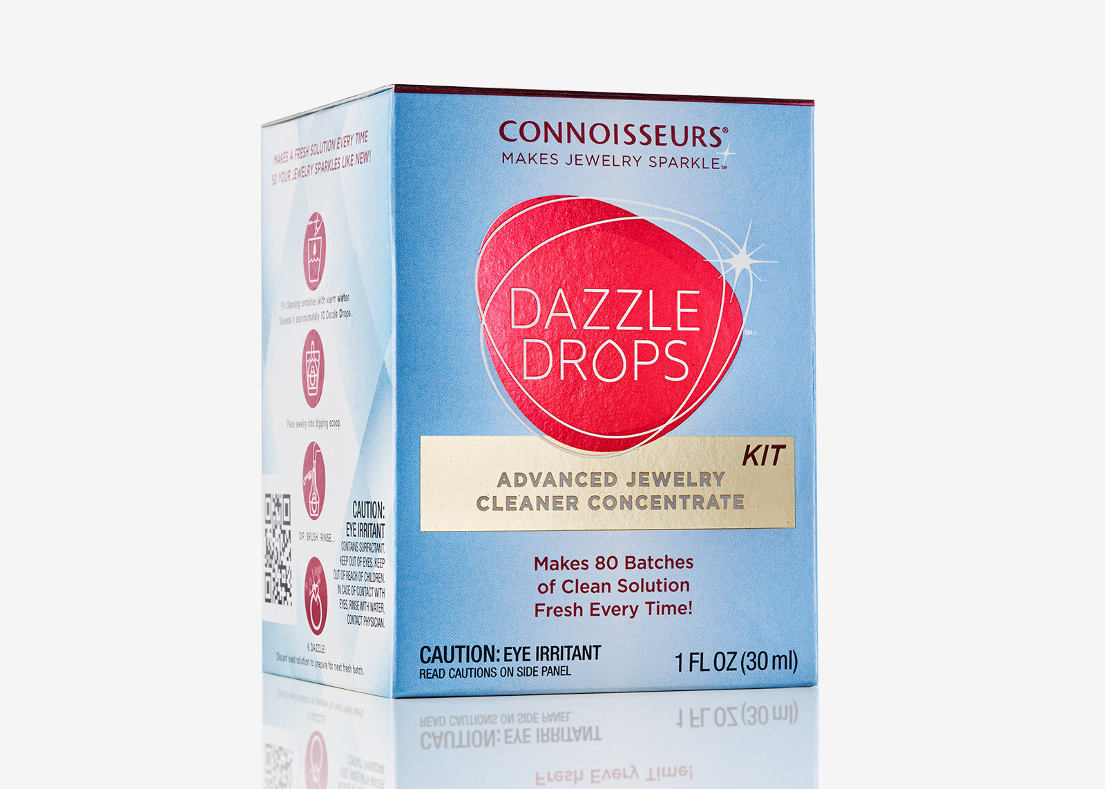 CONNOISSEURS Advanced Dazzle Drops, Jewelry Cleaner Concentrate Solution,1 Ounce