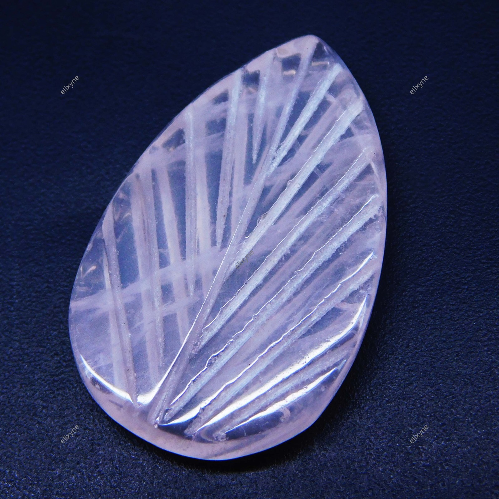 26.75 Ct Natural Ametrine Pear Carving Shape Certified Untreated Gemstone