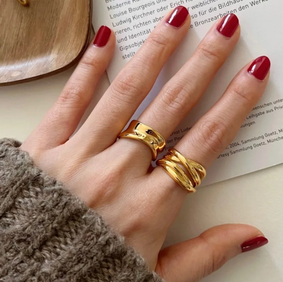 925 Sterling Silver Couple Ring Women Men Minimalist Adjustable Band Jewelry