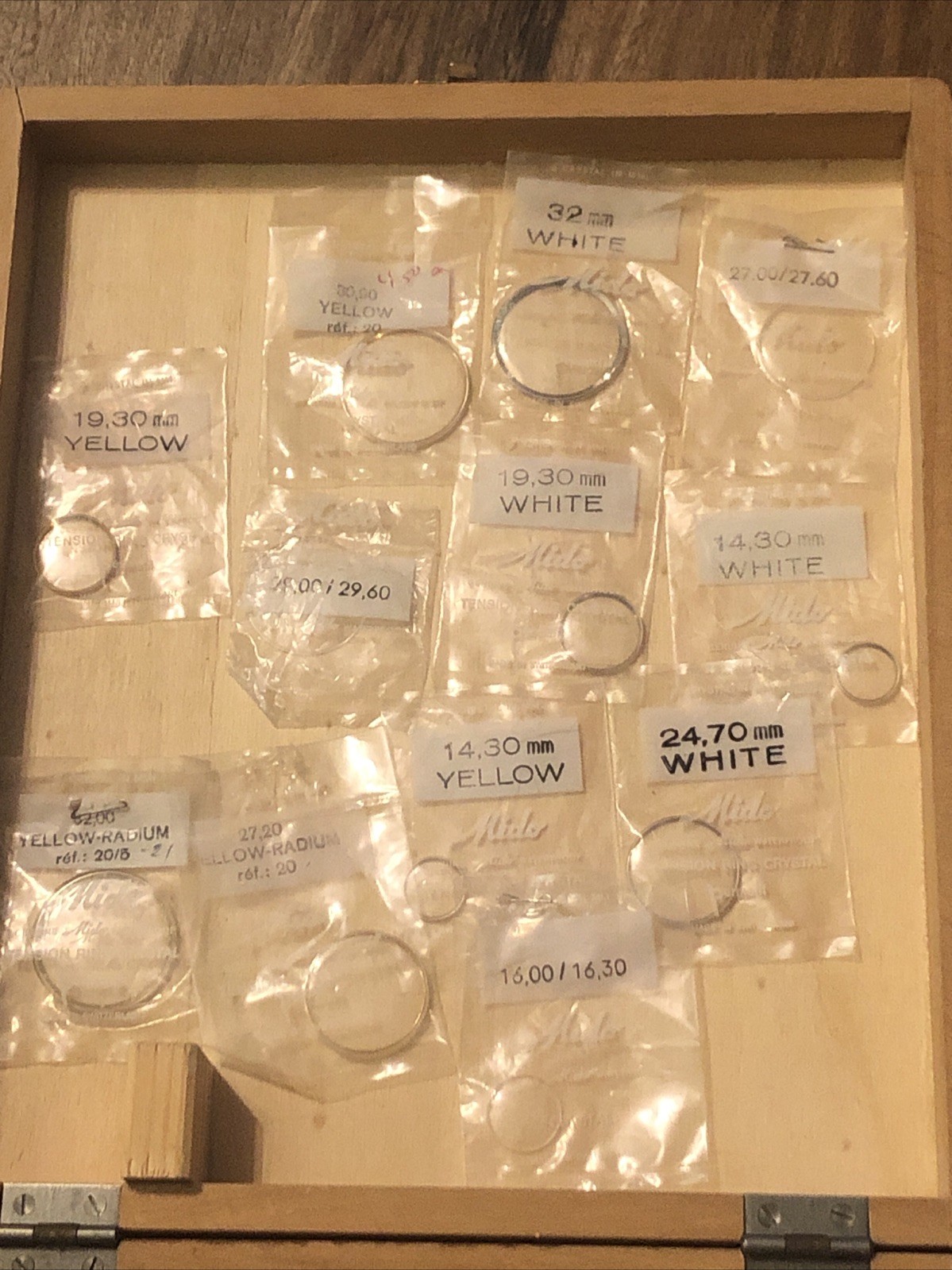 Mido Watchmaker Crystal & Back Press Tool Set w/ Dies, Movement Holders Etc