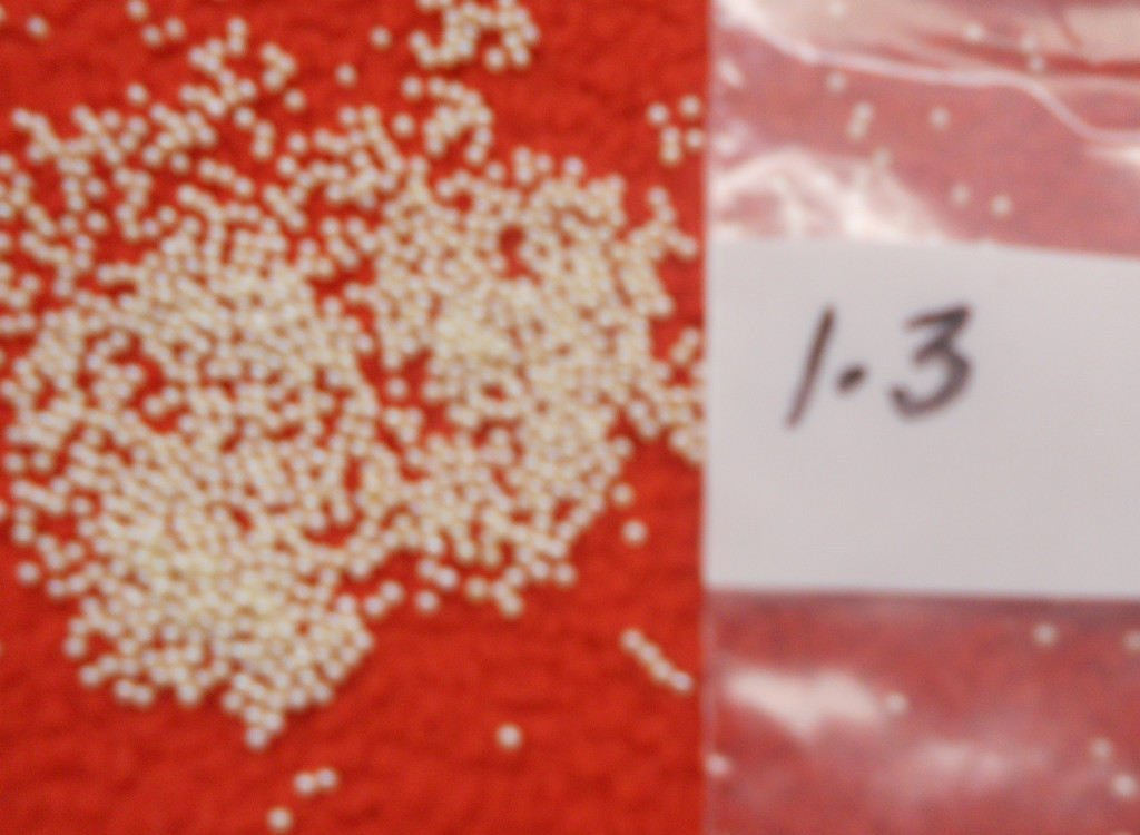3 Pc SEED PEARLS LOOSE 1.2MM TO 1.7MM HARD TO FIND OVER 3000 PC VERY GOOD COND