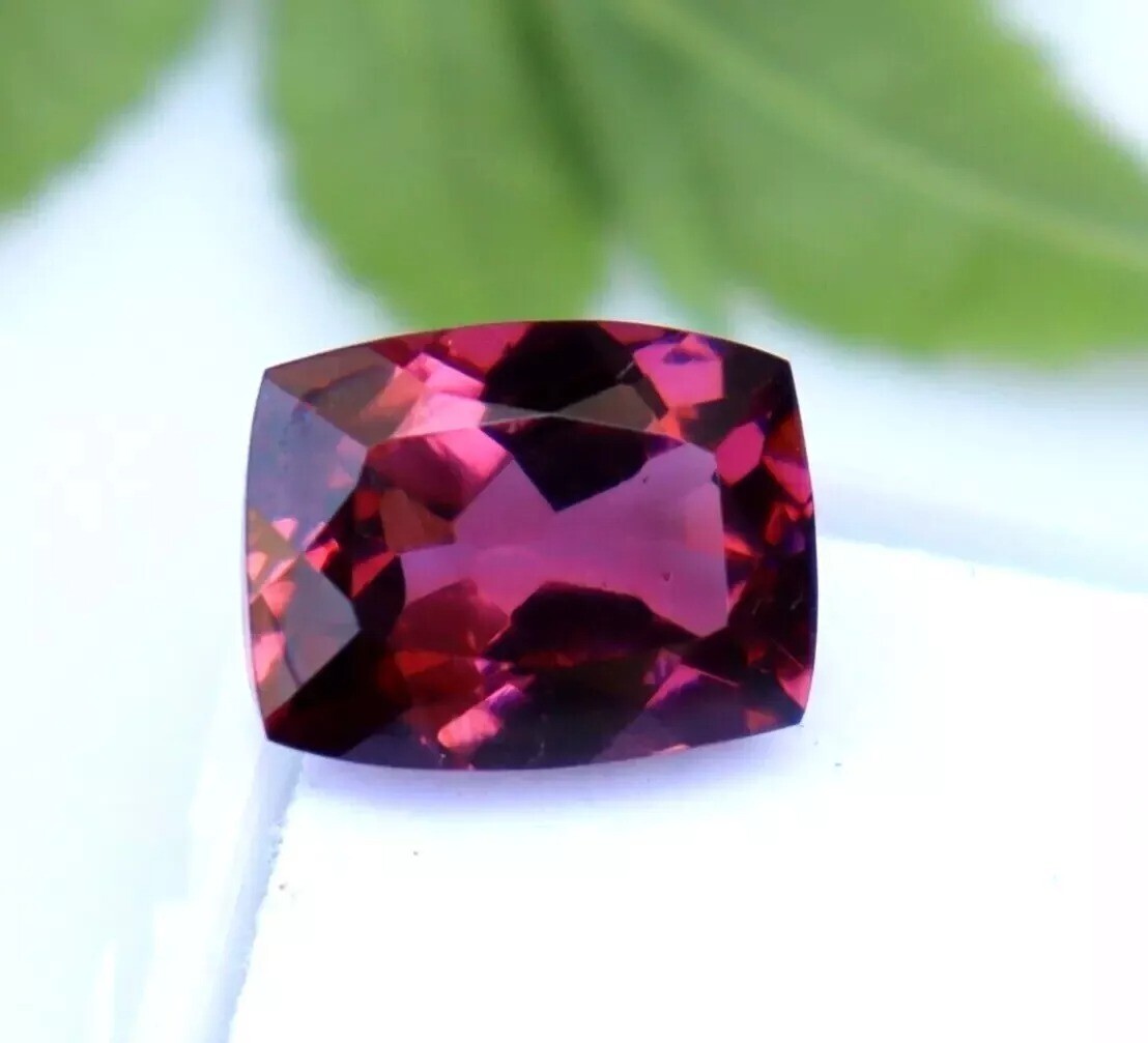 Cushion Shape Hessonite Garnet Certified Loose Gemstone 9 To 11 Ct