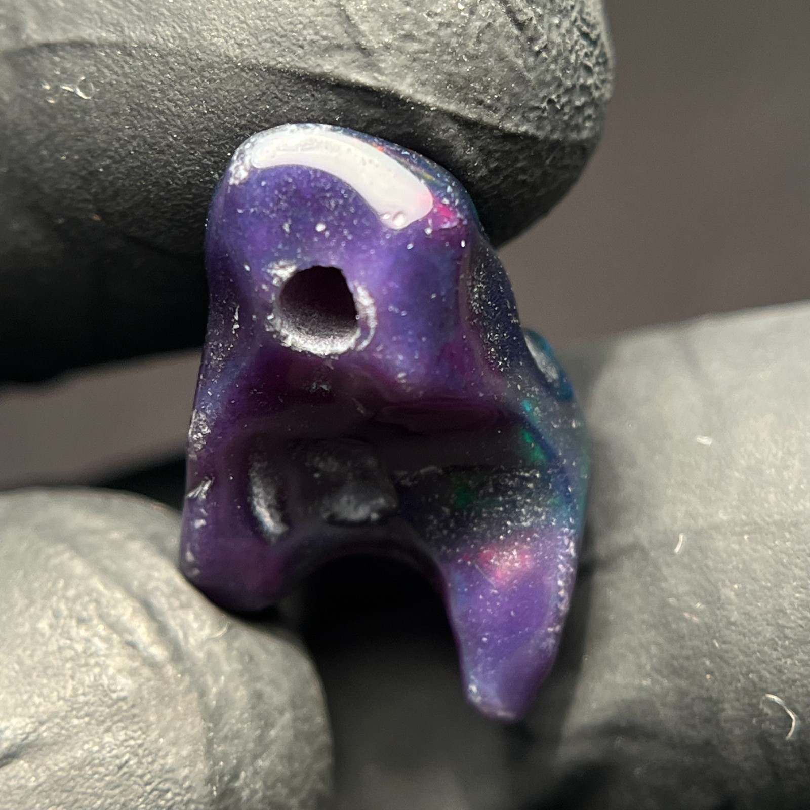 4.90 Cts Natural Ethiopian Opal Polished Rough Opal Gemstone 2 mm Drill Opal Raw