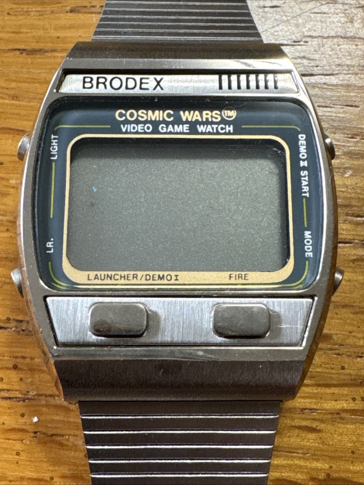 Vintage Brodex Video Game Watch-Cosmic Wars-Untested- Sold As Is