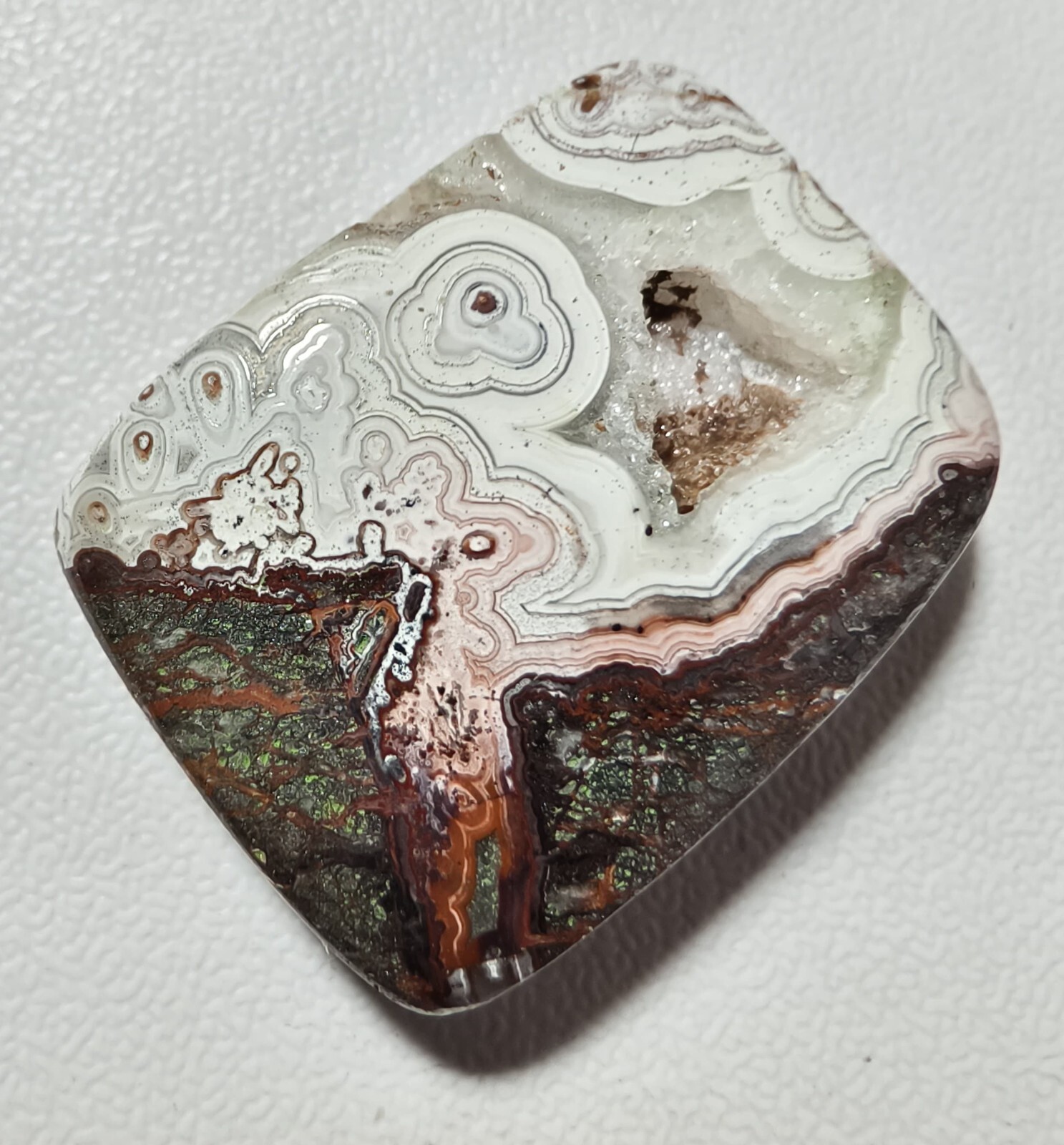 26.75 Cts Natural Crazy Lace Agate Cabochon Gemstone 23.3×17.8×6.5 MM