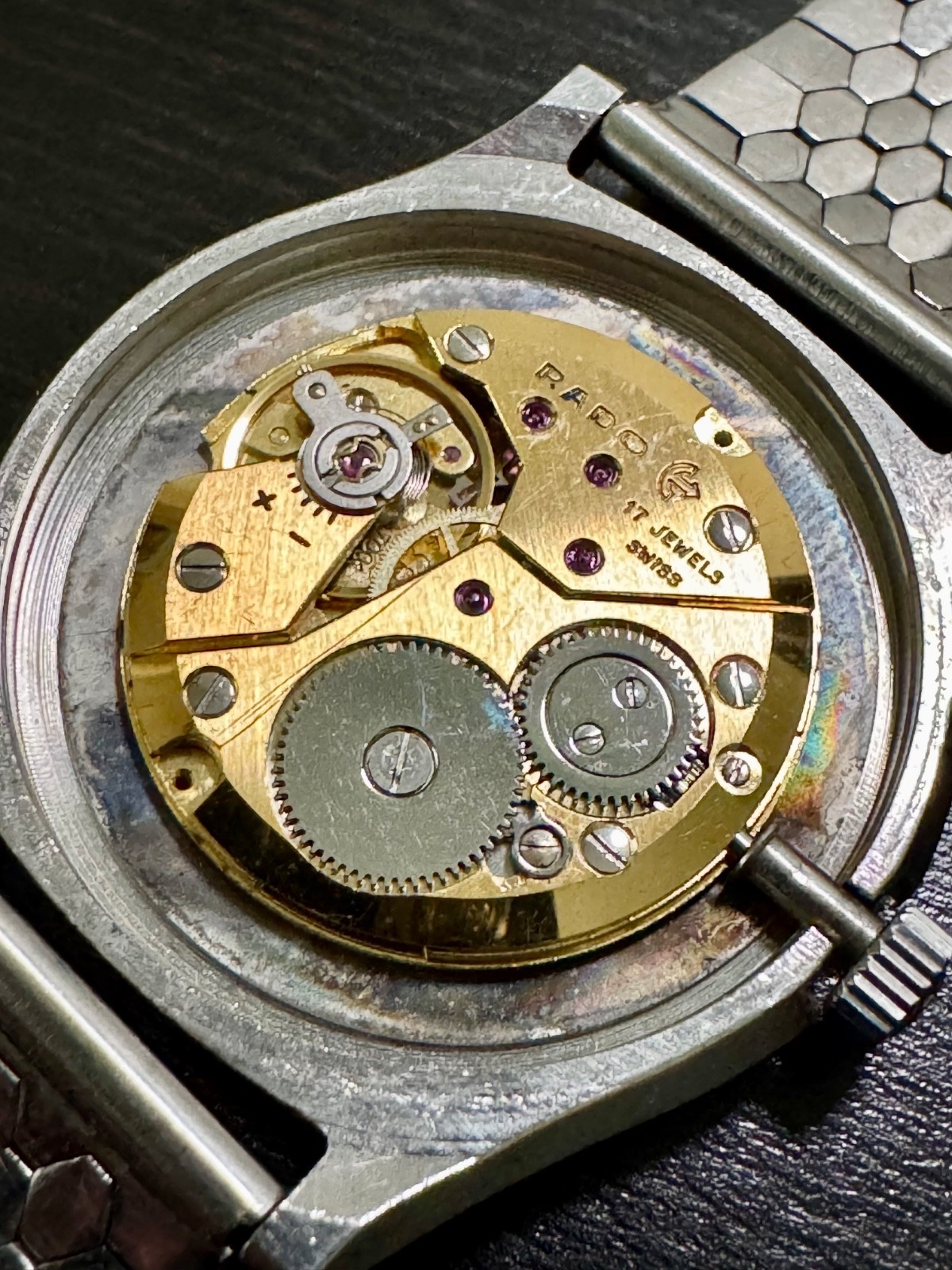Vintage 70s Rado Cologny 705 Watch Peseux/ETA 7001 Manual Overhauled