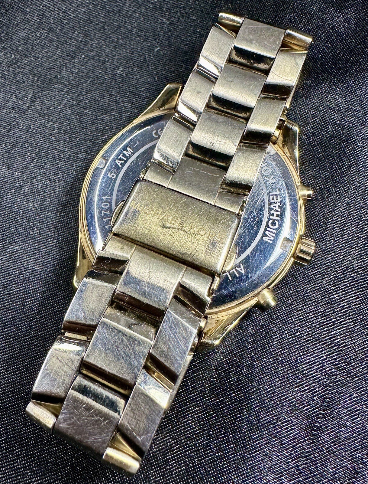 Ladies Michael Kors Briar Gold PVD Chronograph Womens Watch MK6464