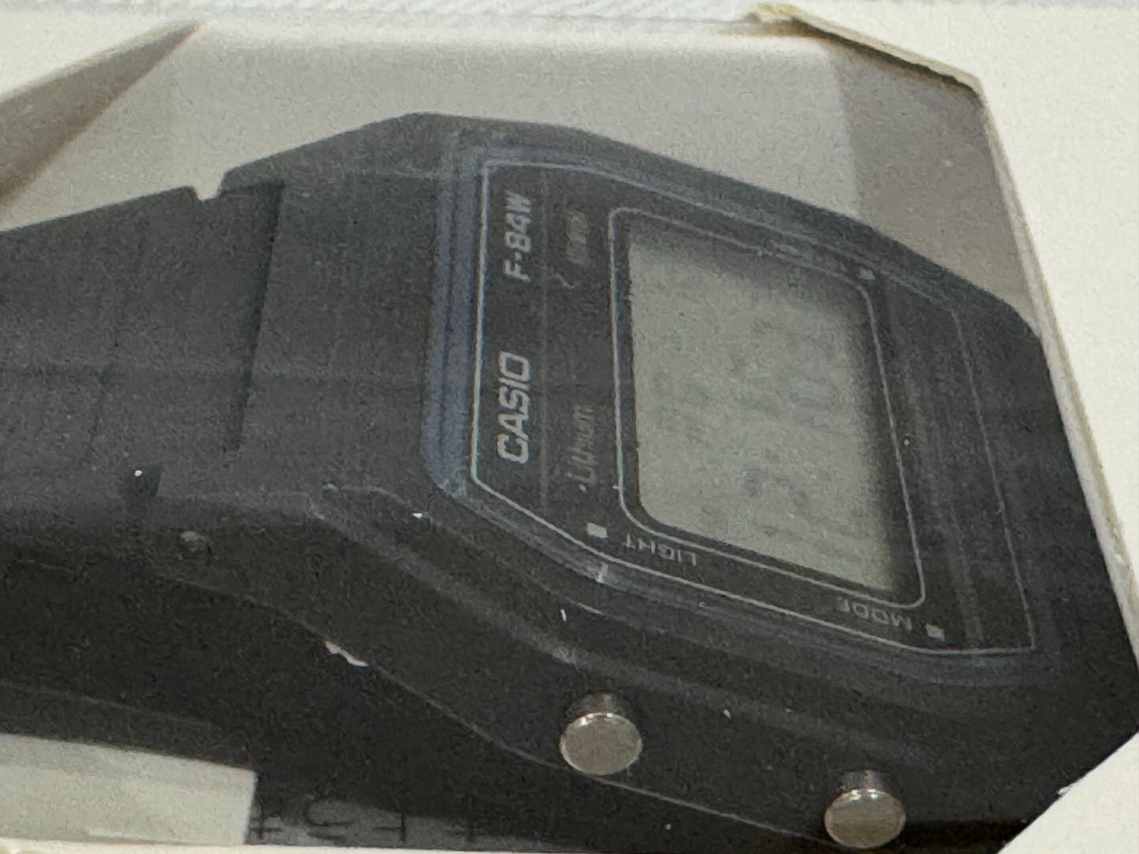 CASIO F-84W-1QJH Black Light Men’s Standard Digital Wristwatch OFFICIAL New